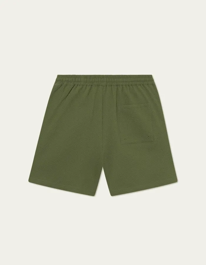Shorts Men Les Deux Stan Seersucker Swim Shorts 20 8211 Chive Green