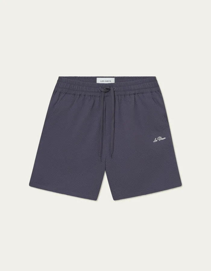 Shorts Men Les Deux Stan Seersucker Swim Shorts 20 8211 Graystone