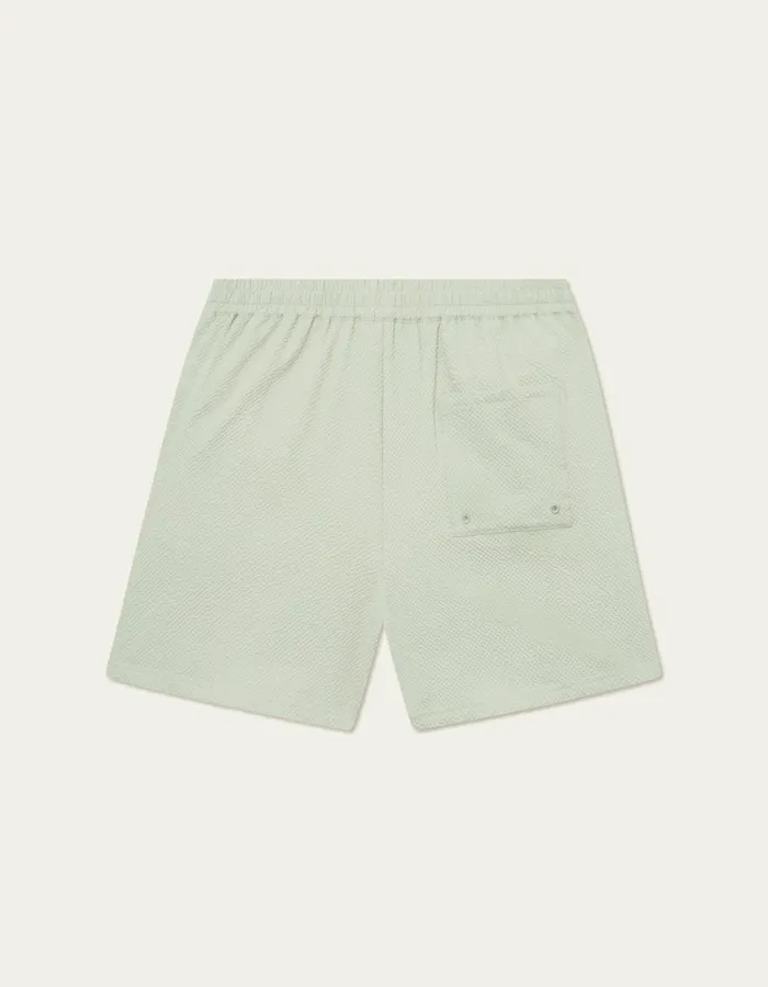 Shorts Men Les Deux Stan Seersucker Swim Shorts 20 8211 Smoke Green