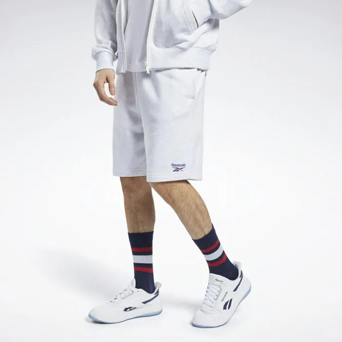 Shorts Mens Reebok Classics Vector Shorts White Melange