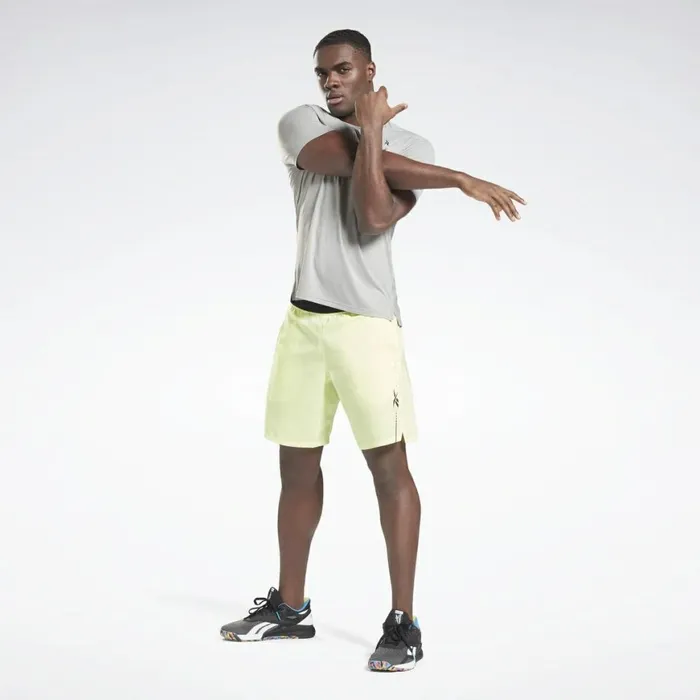 Shorts Mens Reebok Epic Lightweight Shorts Energy Glow