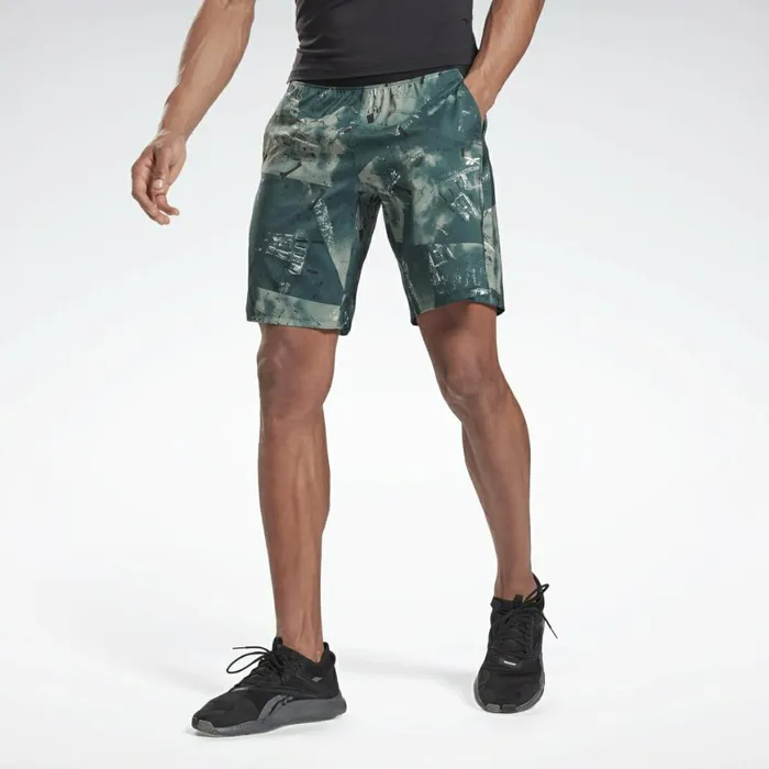 Shorts Mens Reebok Epic Lightweight Shorts Forest Green