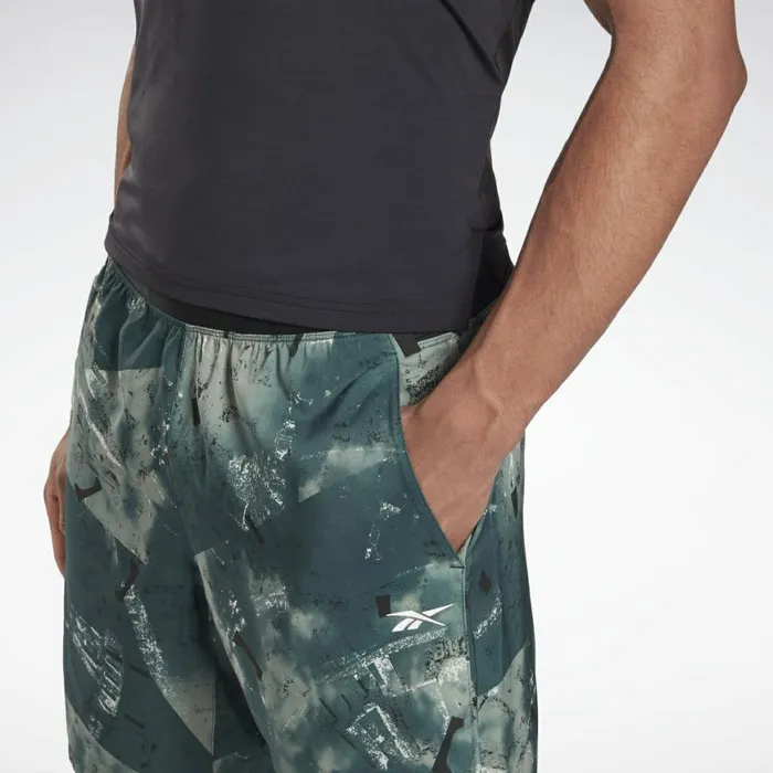 Shorts Mens Reebok Epic Lightweight Shorts Forest Green