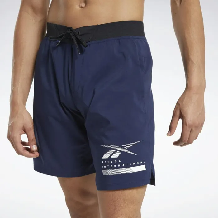 Shorts Mens Reebok Epic Lightweight Shorts Vector Navy