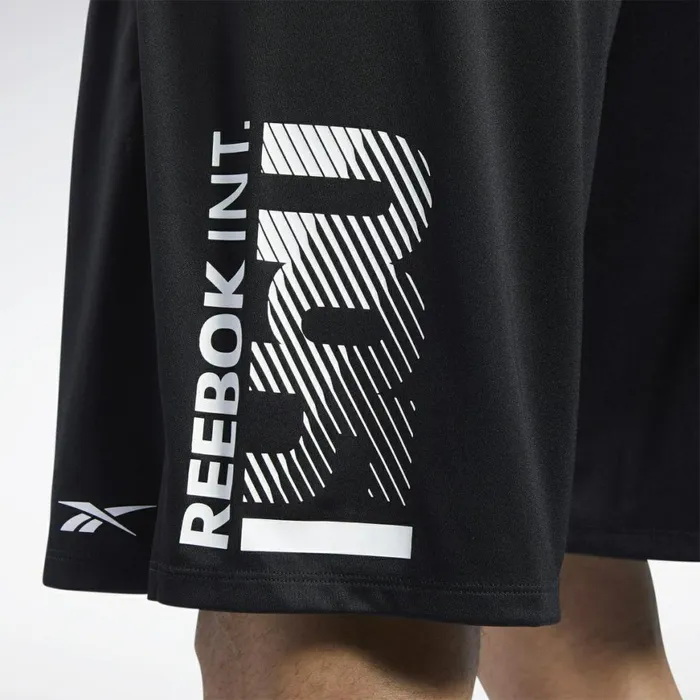 Shorts Mens Reebok Graphic Shorts Black