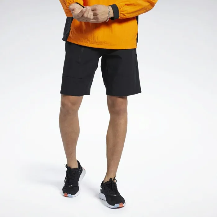 Shorts Mens Reebok Stretch Woven Shorts Black