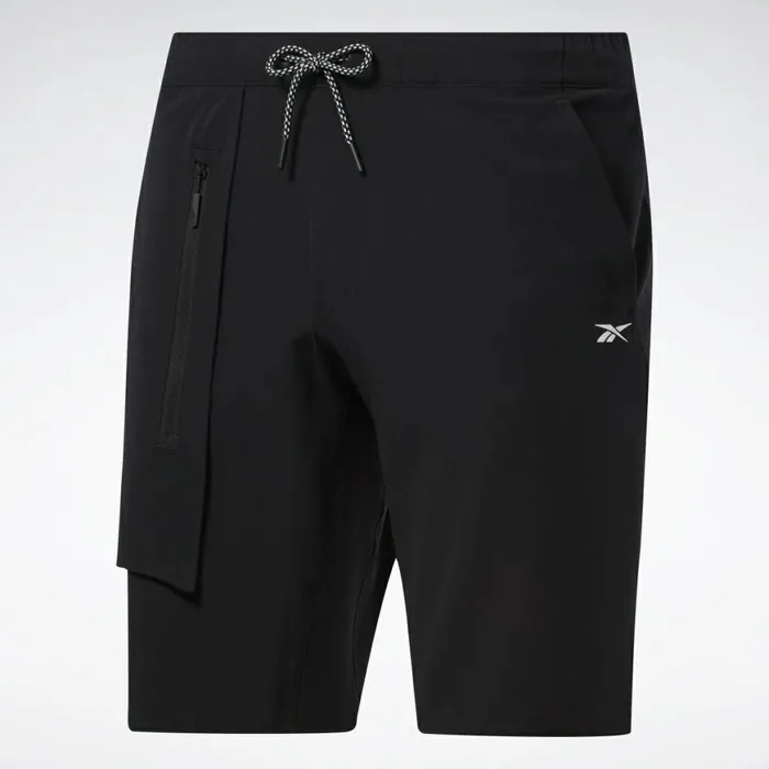 Shorts Mens Reebok Stretch Woven Shorts Black
