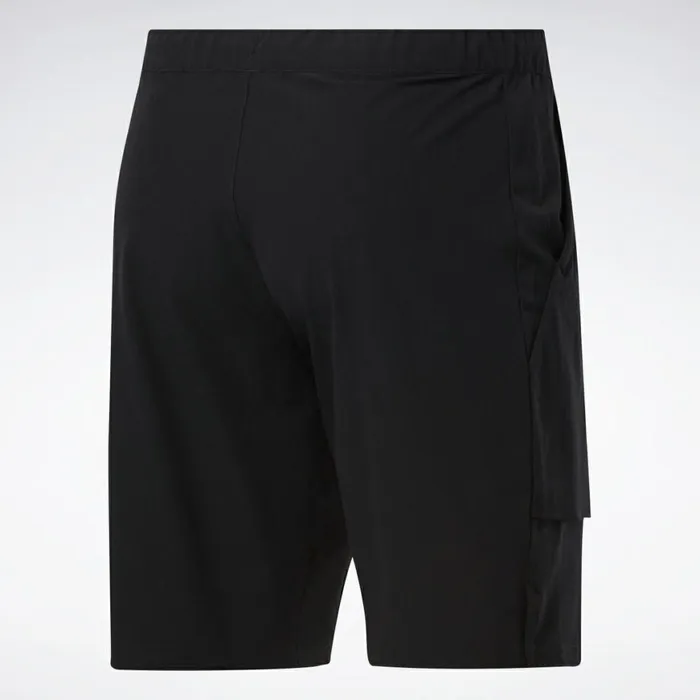 Shorts Mens Reebok Stretch Woven Shorts Black