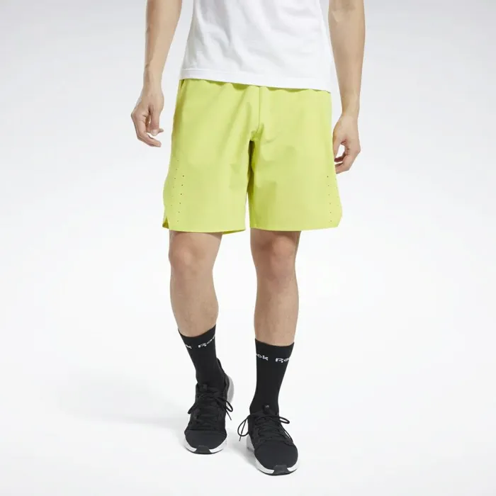 Shorts Mens Reebok United By Fitness Epic Shorts Chartreuse