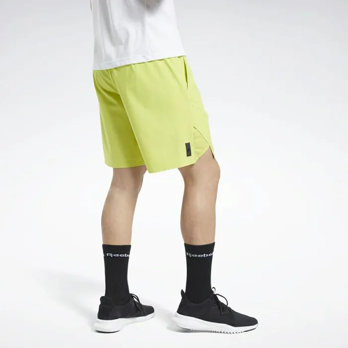 Shorts Mens Reebok United By Fitness Epic Shorts Chartreuse