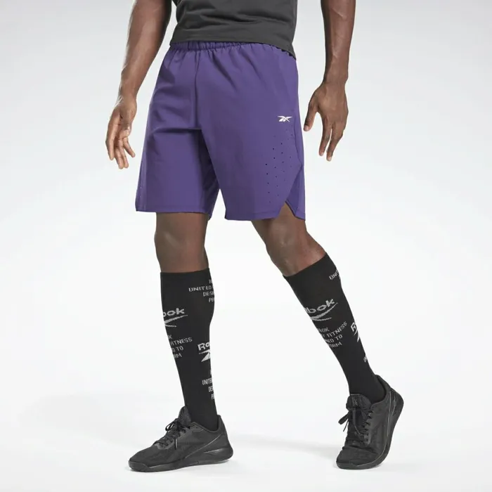 Shorts Mens Reebok United By Fitness Epic Shorts Dark Orchid