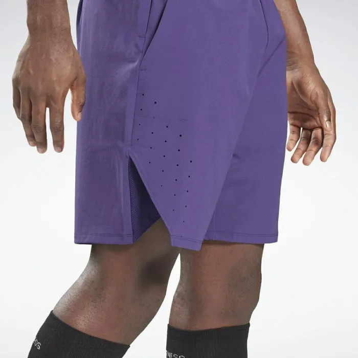Shorts Mens Reebok United By Fitness Epic Shorts Dark Orchid
