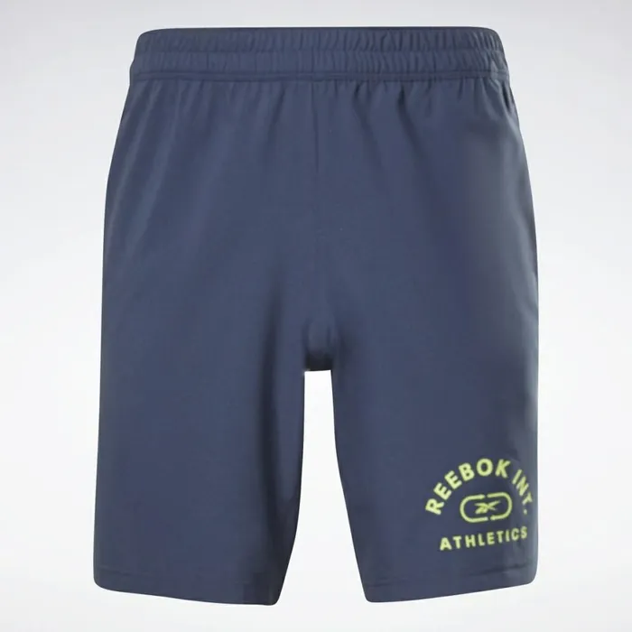 Shorts Mens Reebok Workout Ready Graphic Shorts Vector Navy