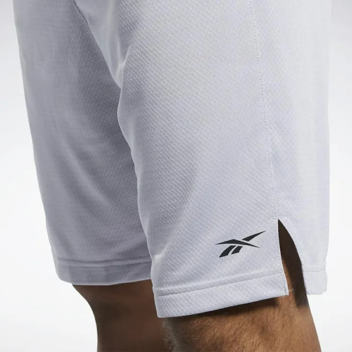 Shorts Mens Reebok Workout Ready Melange Shorts Sterling Grey