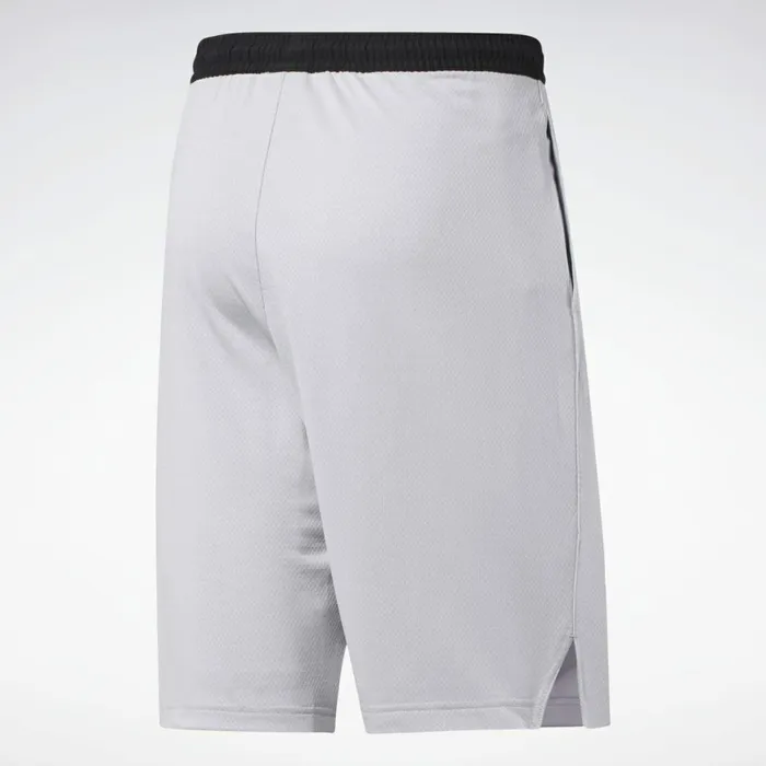 Shorts Mens Reebok Workout Ready Melange Shorts Sterling Grey