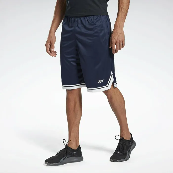 Shorts Mens Reebok Workout Ready Mesh Shorts Vector Navy
