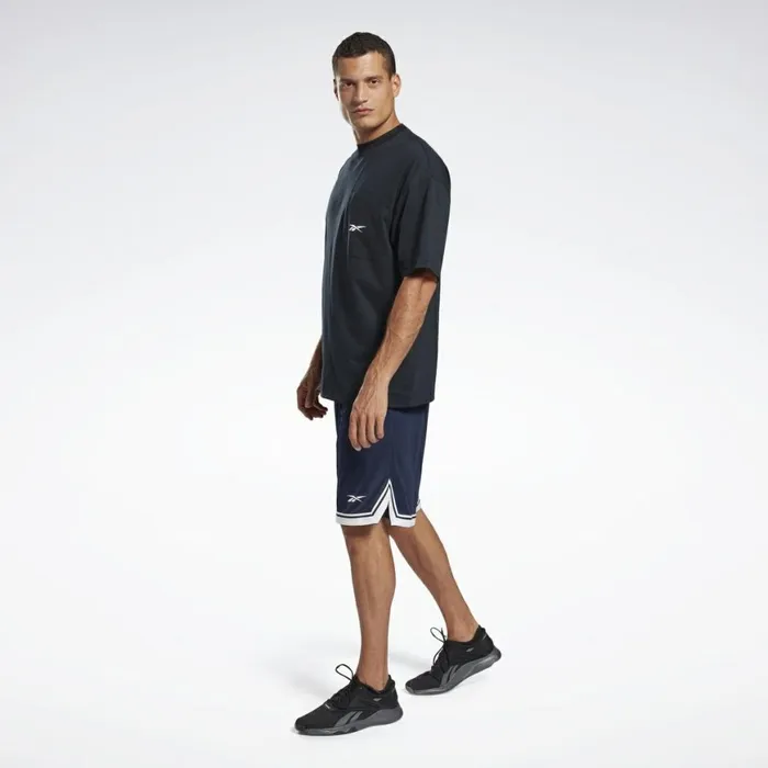 Shorts Mens Reebok Workout Ready Mesh Shorts Vector Navy