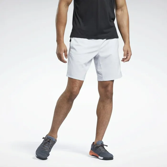 Shorts Mens Reebok Workout Ready Shorts Pure Grey 2
