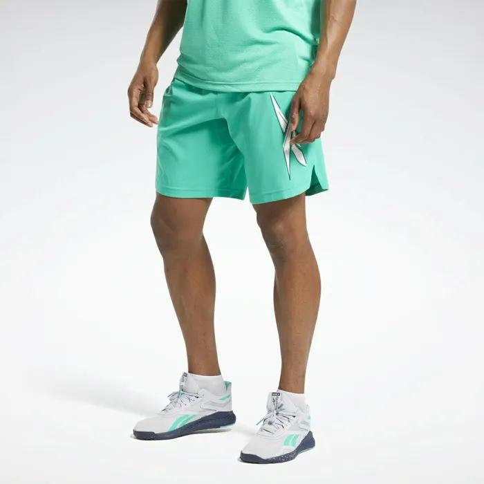 Shorts Mens Reebok Workout Ready Shorts Turquoise