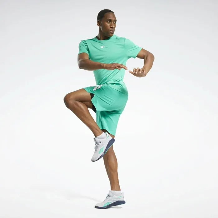 Shorts Mens Reebok Workout Ready Shorts Turquoise