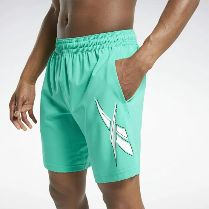 Shorts Mens Reebok Workout Ready Shorts Turquoise