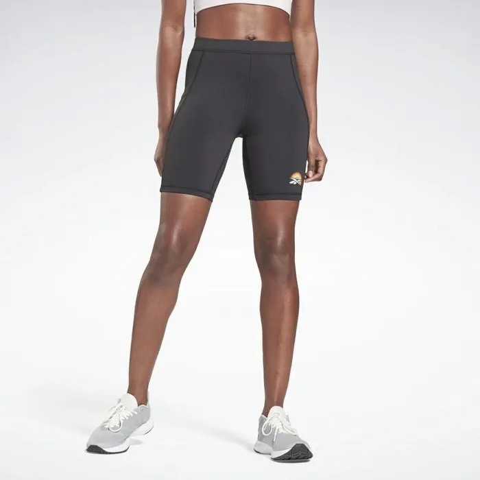Shorts MensWomens Reebok Tech Style Pride Bike Shorts Black