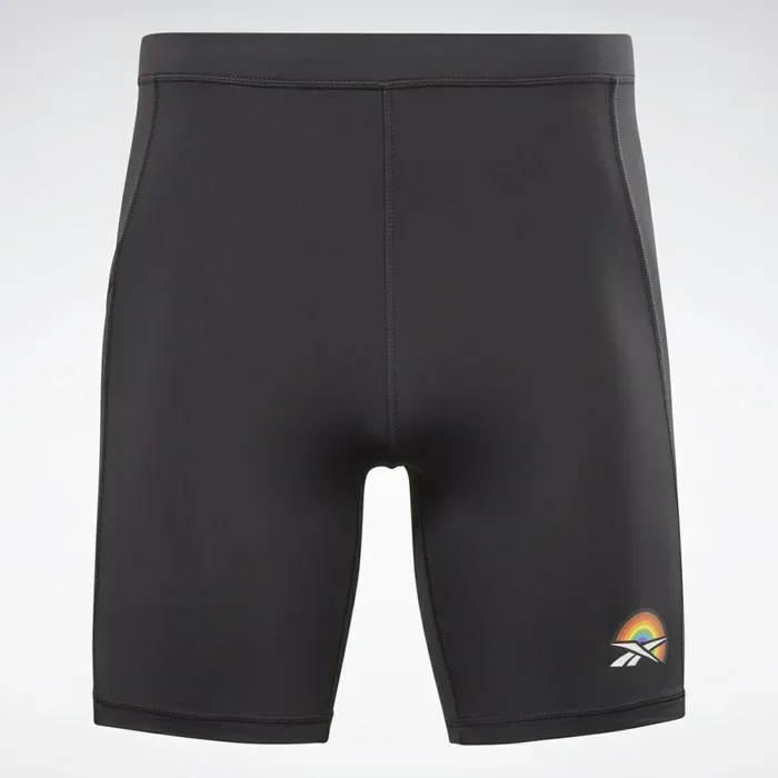 Shorts MensWomens Reebok Tech Style Pride Bike Shorts Black