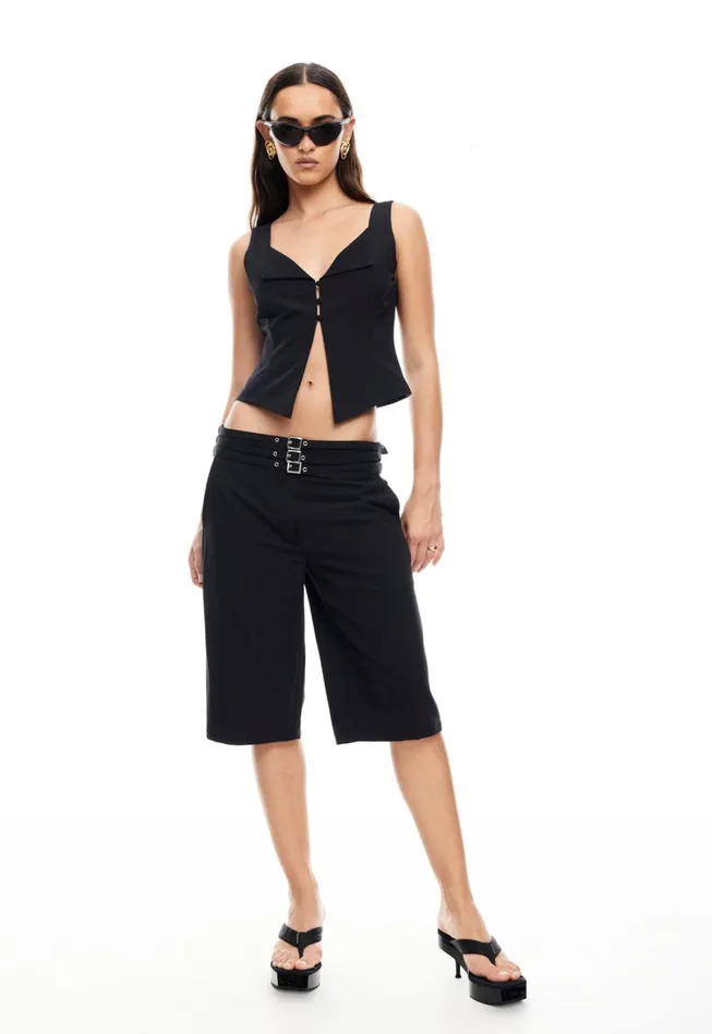 Shorts Women Lioness Fashion BACKSTAGE JORT Onyx Shorts Women Lioness Fashion BACKSTAGE JORT Onyx