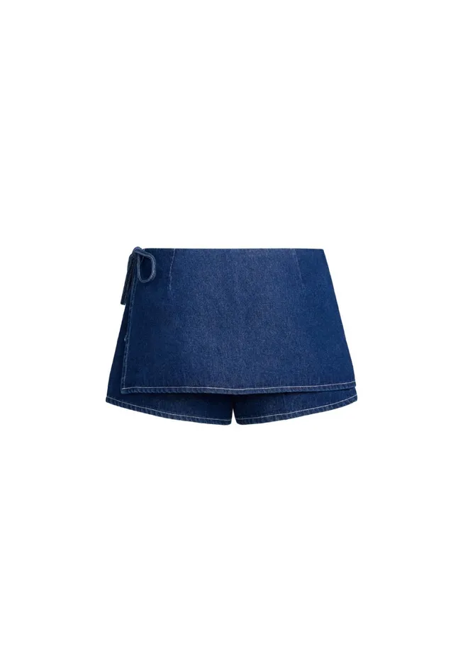 Shorts Women Lioness Fashion COUNTRYSIDE SKORT Blue Denim