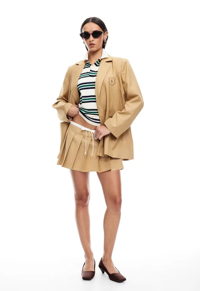 Shorts Women Lioness Fashion DYNASTY MINI SKORT Camel
