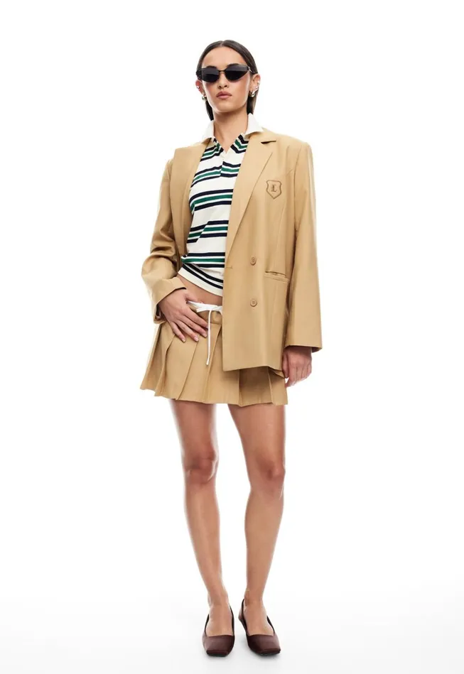 Shorts Women Lioness Fashion DYNASTY MINI SKORT Camel Shorts Women Lioness Fashion DYNASTY MINI SKORT Camel