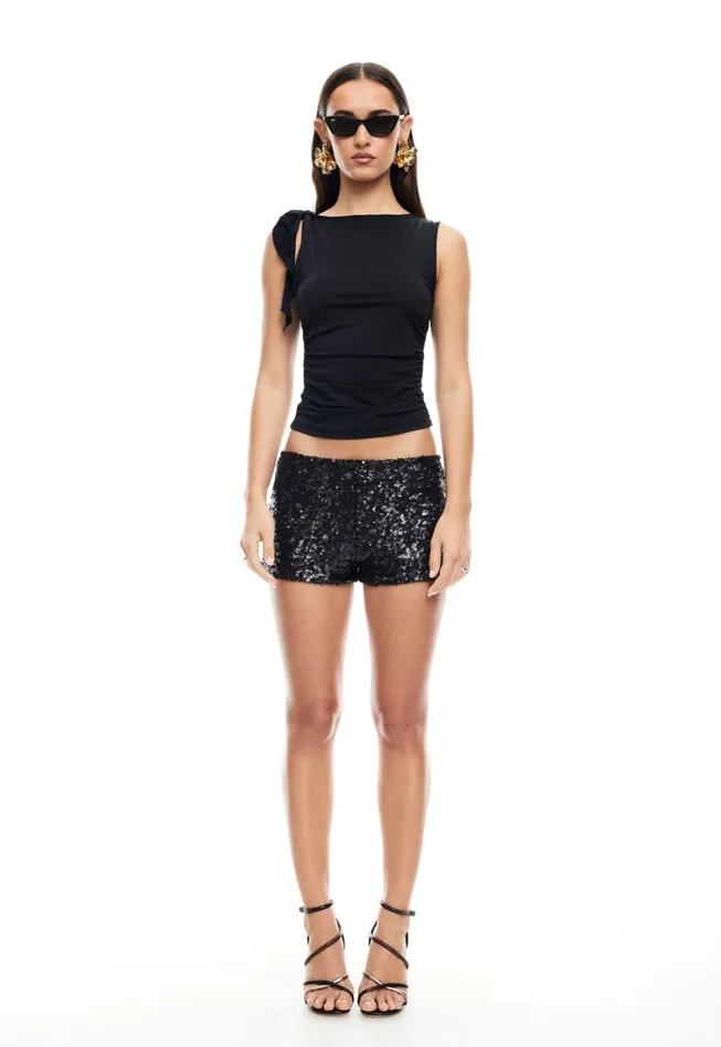 Shorts Women Lioness Fashion NIGHT RIDER MINI SHORT Onyx Shorts Women Lioness Fashion NIGHT RIDER MINI SHORT Onyx