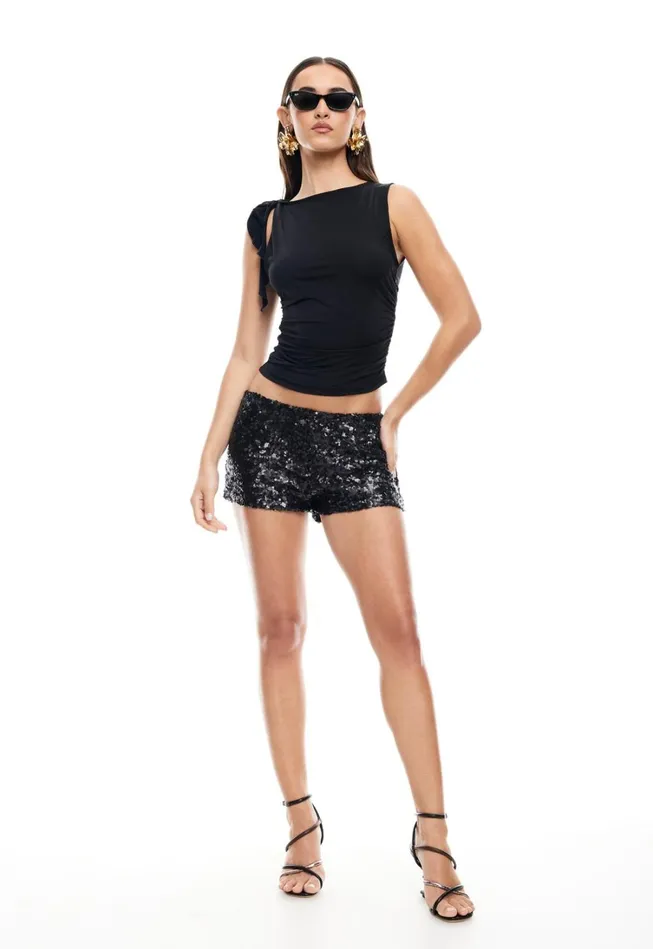 Shorts Women Lioness Fashion NIGHT RIDER MINI SHORT Onyx Shorts Women Lioness Fashion NIGHT RIDER MINI SHORT Onyx