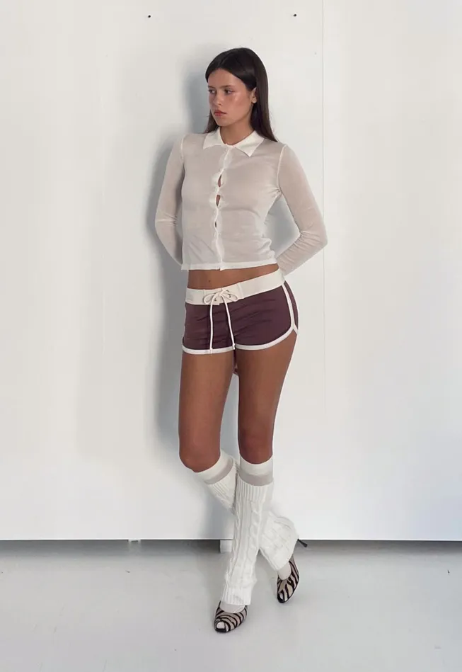 Shorts Women Lioness Fashion SERENA SHORT Chestnut