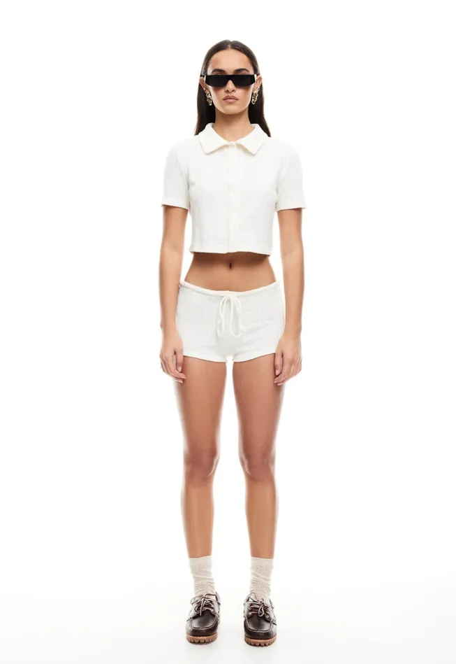 Shorts Women Lioness Fashion WOLFGANG SHORT Ivory