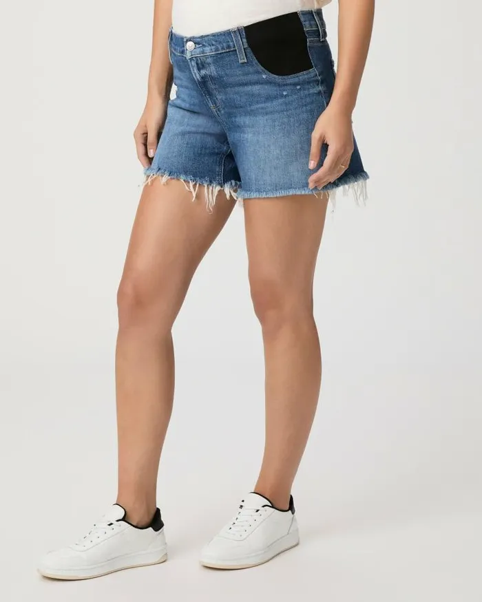 Shorts Women PAIGE Asher Short Maternity 8211 Chillin Destructed