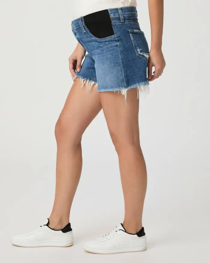 Shorts Women PAIGE Asher Short Maternity 8211 Chillin Destructed