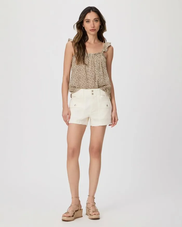 Shorts Women PAIGE Olivia Cargo Short 8211 Quartz Sand