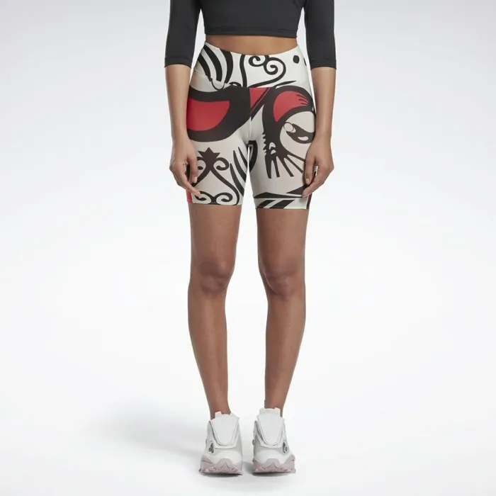 Shorts Womens Reebok By Pyer Moss Sankofa Bike Shorts White