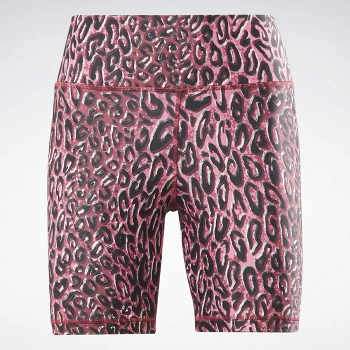 Shorts Womens Reebok Lux Bold Legging Shorts Punch Berry