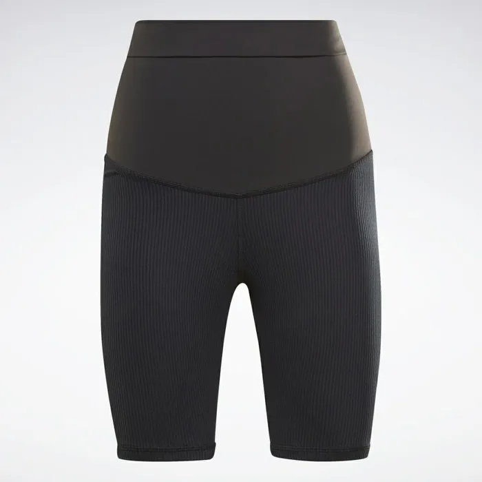 Shorts Womens Reebok Maternity Bike Shorts Black