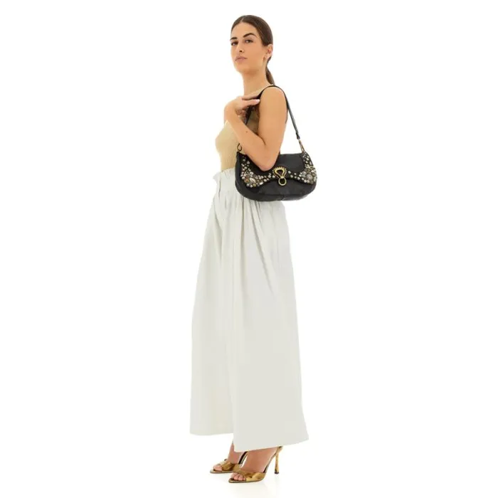 ShoulderHobo Bag Women Campomaggi Bella Di Notte Black ShoulderHobo Bag Women Campomaggi Bella Di Notte Black
