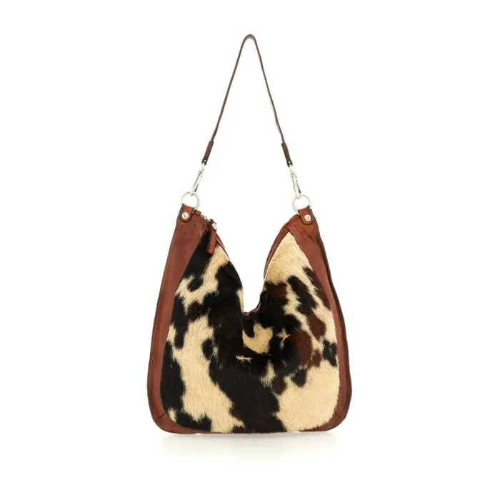 ShoulderHobo Bag Women Campomaggi Diaspro Cognac