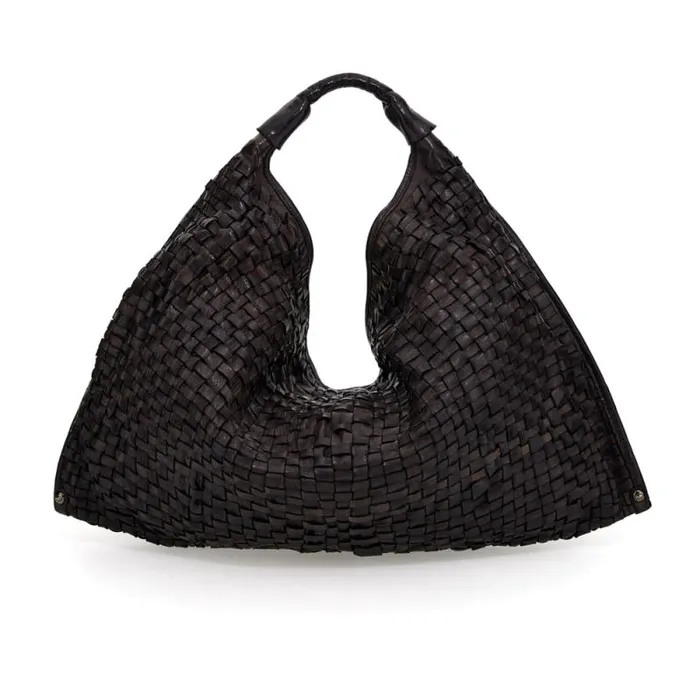 ShoulderHobo Bag Women Campomaggi Edera Grey
