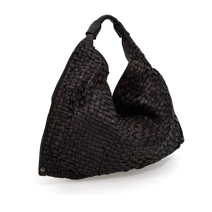 ShoulderHobo Bag Women Campomaggi Edera Grey ShoulderHobo Bag Women Campomaggi Edera Grey