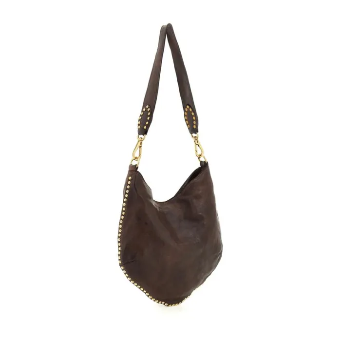 ShoulderHobo Bag Women Campomaggi Malachite Brown ShoulderHobo Bag Women Campomaggi Malachite Brown