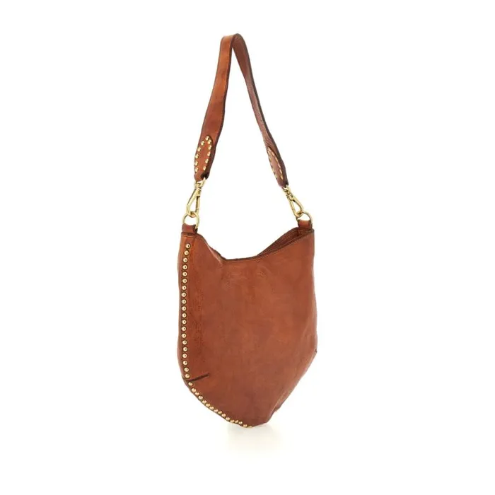ShoulderHobo Bag Women Campomaggi Malachite Cognac ShoulderHobo Bag Women Campomaggi Malachite Cognac