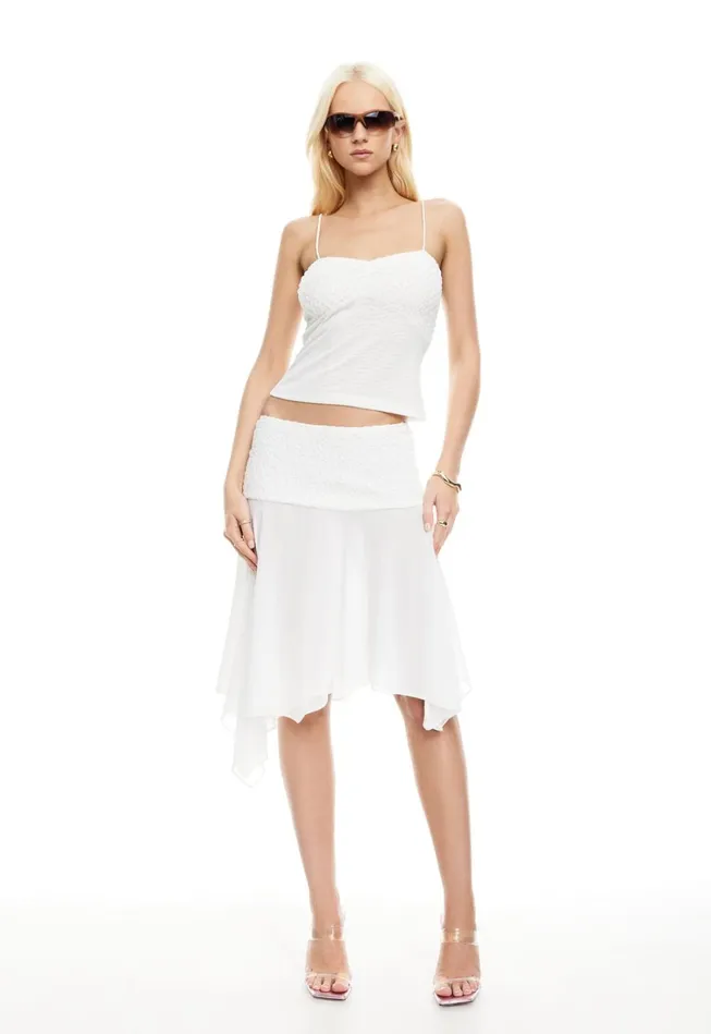 Skirts Women Lioness Fashion DANCER MIDI SKIRT Snow Skirts Women Lioness Fashion DANCER MIDI SKIRT Snow
