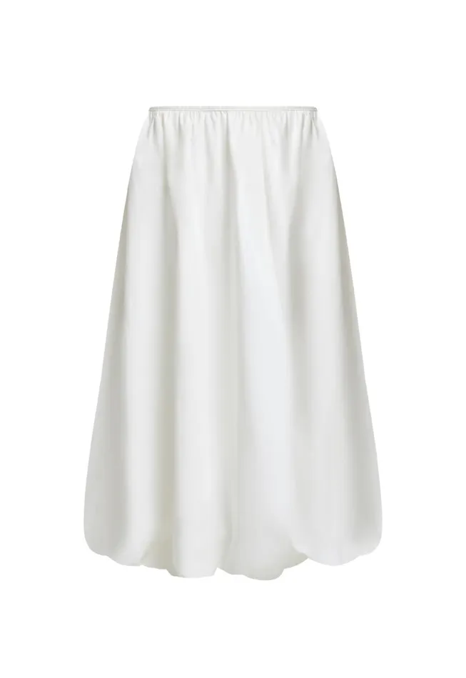 Skirts Women Lioness Fashion INTUITION BUBBLE MIDI SKIRT Ivory Skirts Women Lioness Fashion INTUITION BUBBLE MIDI SKIRT Ivory