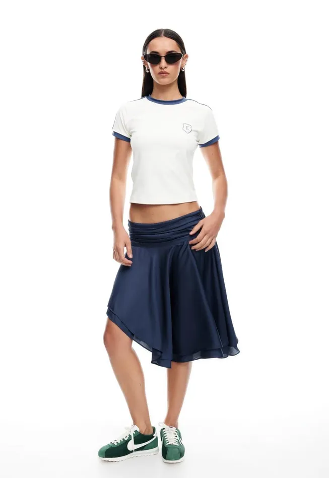 Skirts Women Lioness Fashion LEGACY MIDI SKIRT Navy Skirts Women Lioness Fashion LEGACY MIDI SKIRT Navy